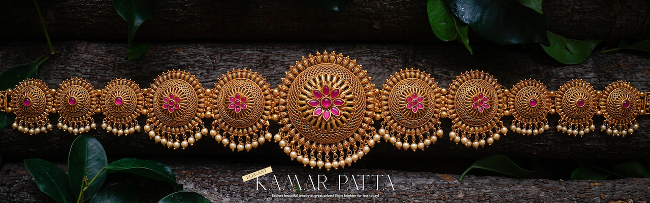 gold kamar patta designs