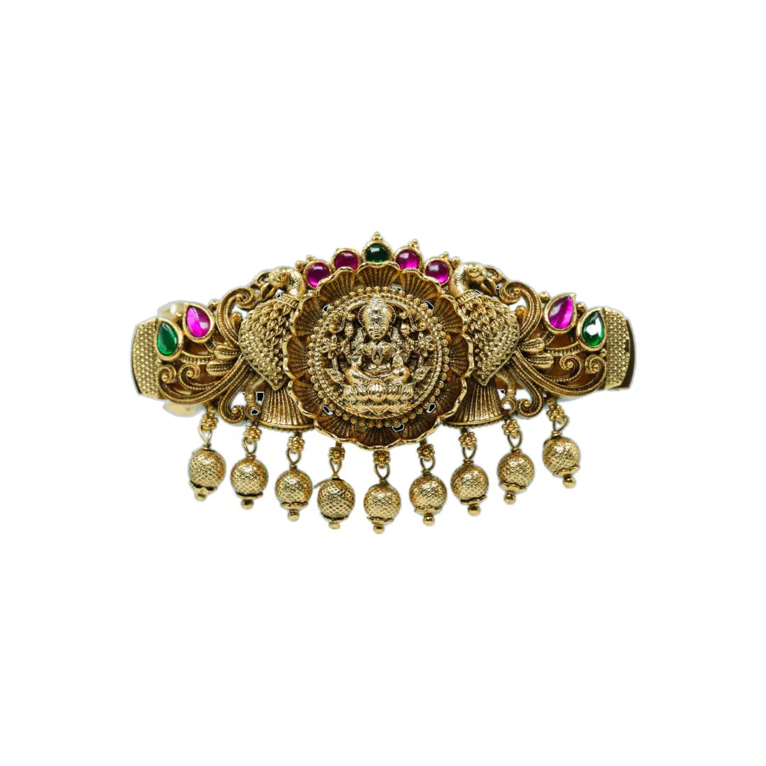 Deity-Inspired Hair Clip with Antique Finish J-96