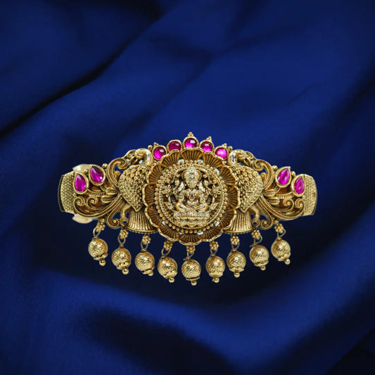 Deity-Inspired Hair Clip with Antique Finish J-96