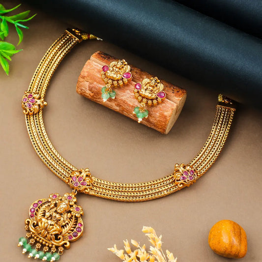 Divine Charm Short Necklace Set T-30