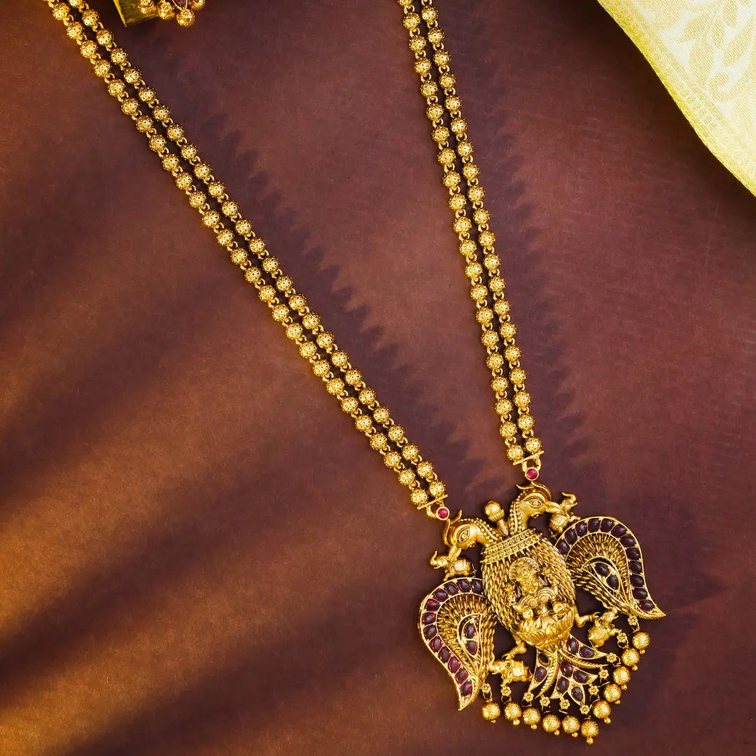 Antique Gandaberunda Pendant Set