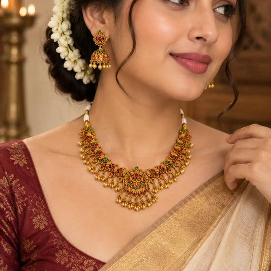 Mandira Grace Necklace Set V-879