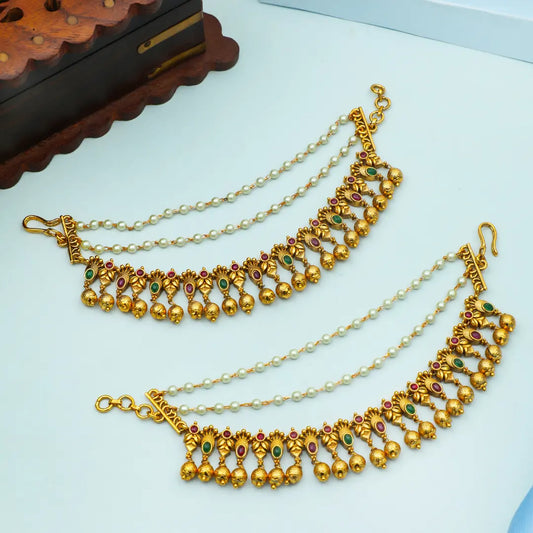 Ethnic and Traditional Ear Chain N-756
