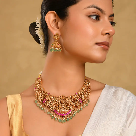 Luxe Heritage Necklace Set J-71