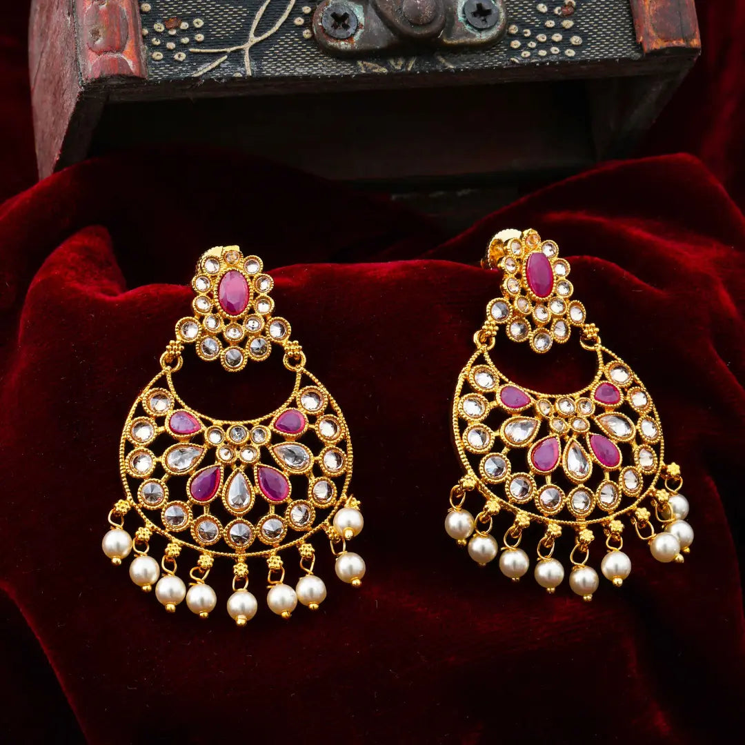 Ethnic Gold-Plated Jhumka C-37