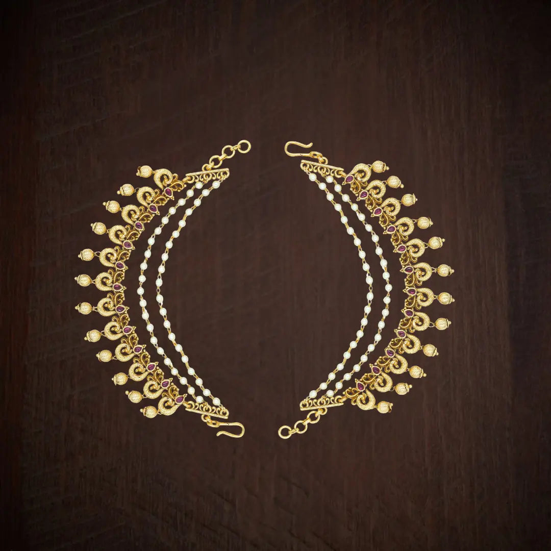 Golden Aura Ear Chain