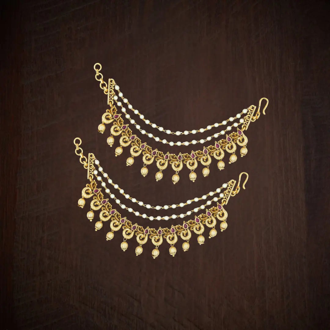 Golden Aura Ear Chain