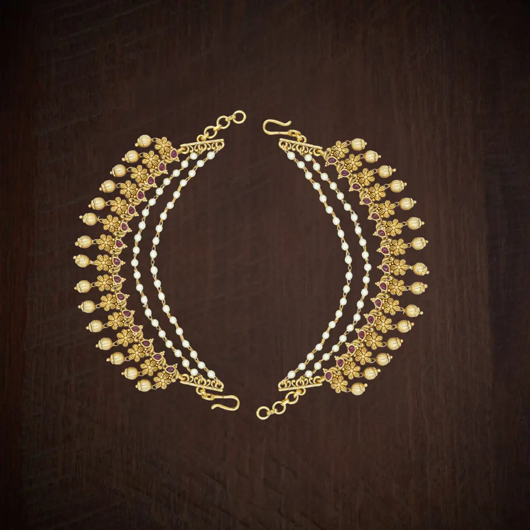 Antique Glimmer Ear Chain