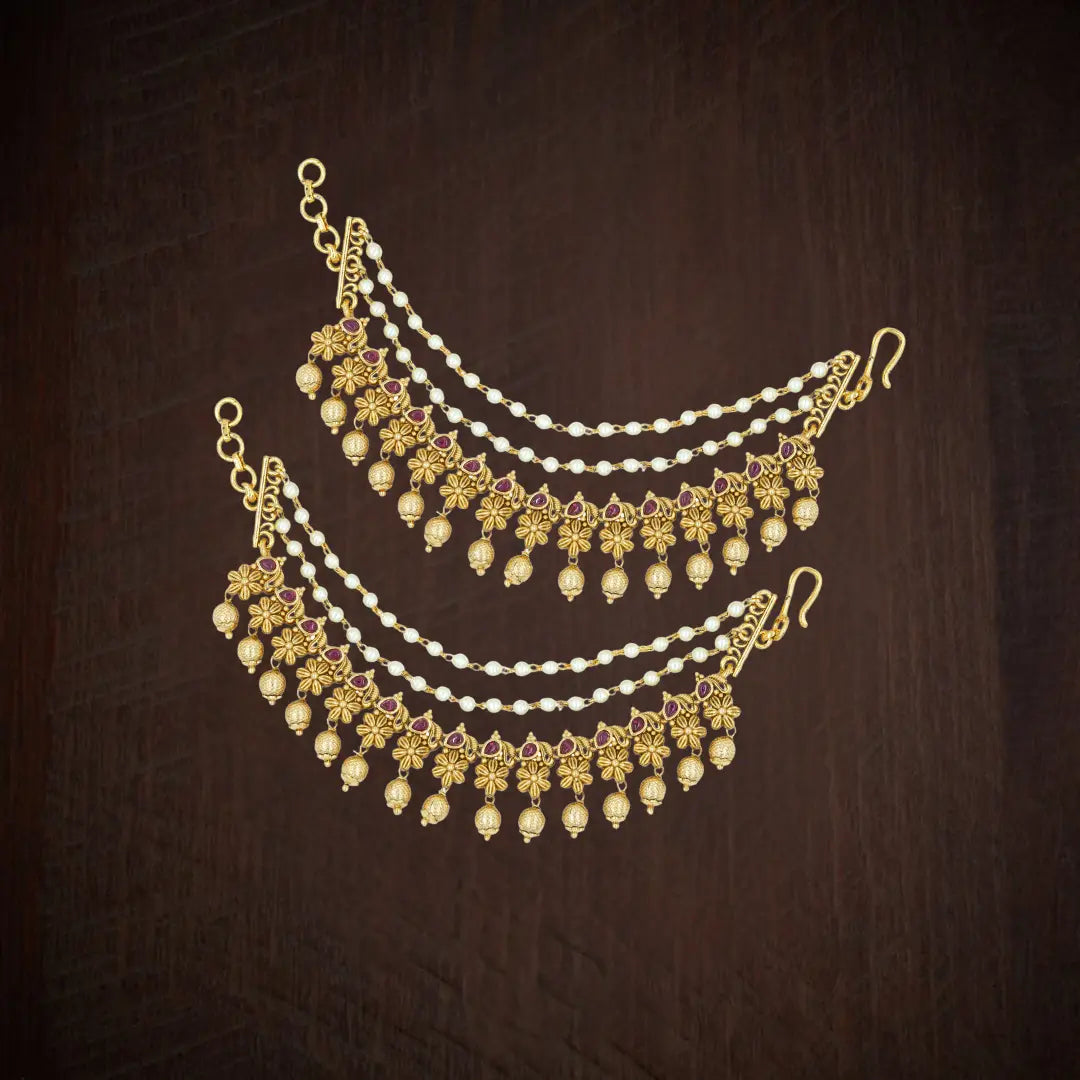 Antique Glimmer Ear Chain