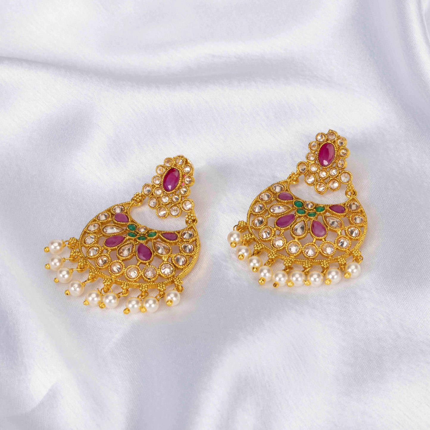 Ethnic Gold-Plated Jhumka C-37