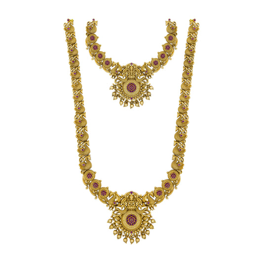 Lakshami Design Temple Necklace Set