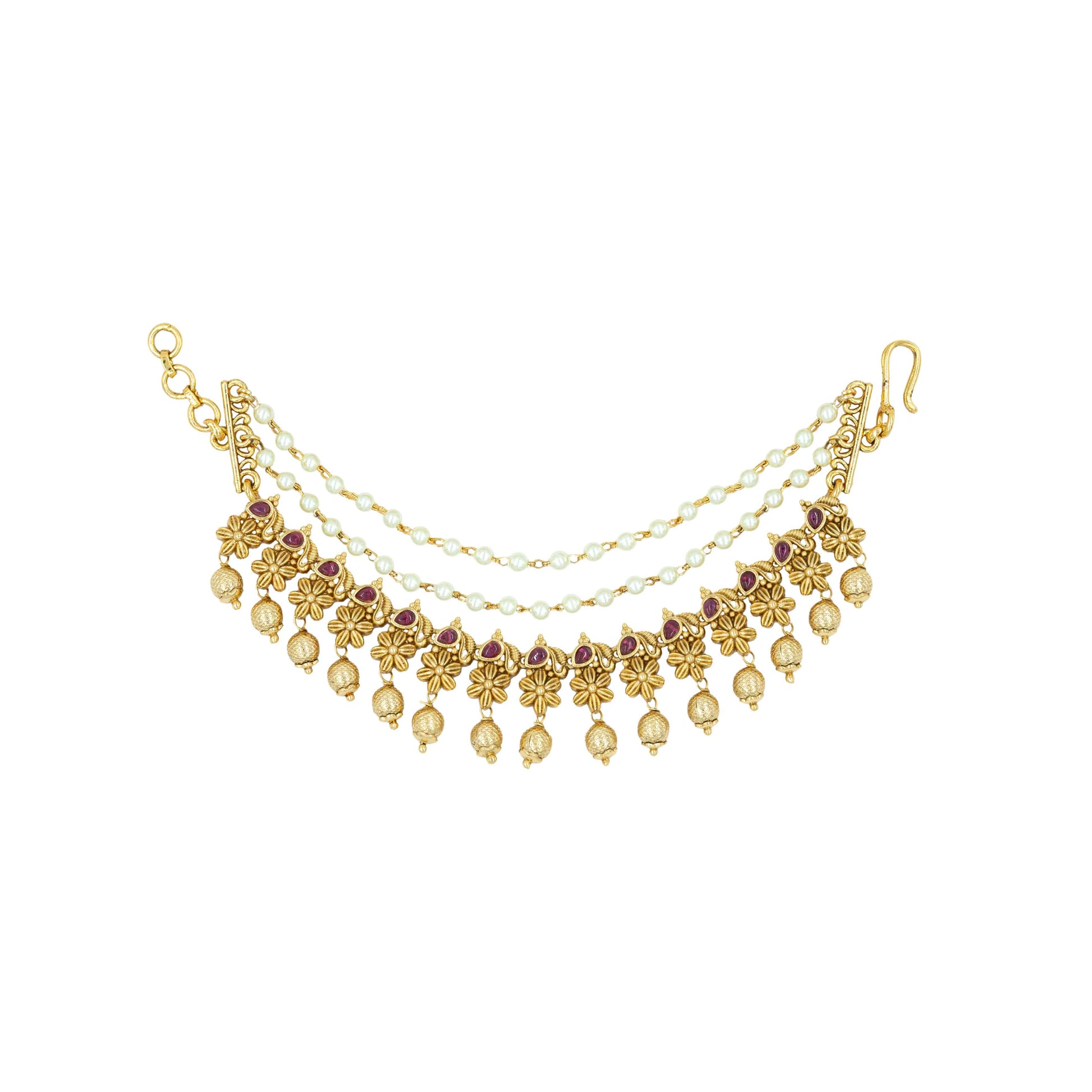 Antique Glimmer Ear Chain