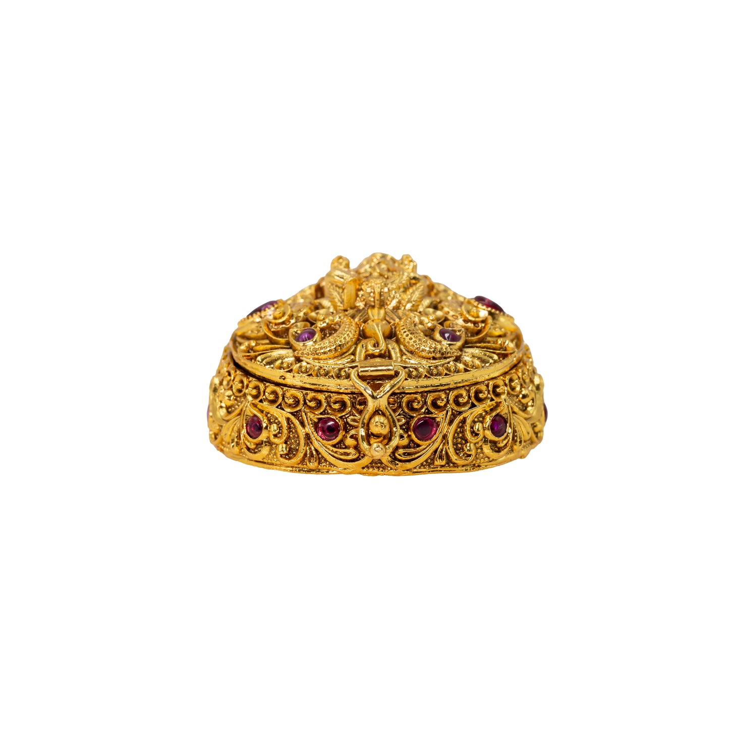 Antique Finish Ganesh Sindoor Box T-69