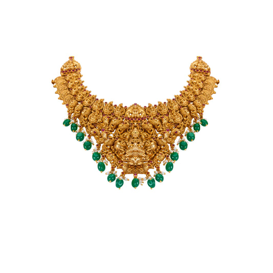 Honor tradition with our magnificent Temple Necklace Set