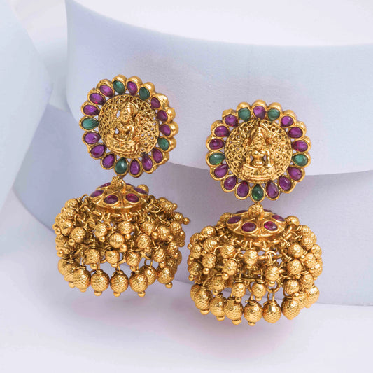 Divine Lakshmi Heritage Jhumka V-366