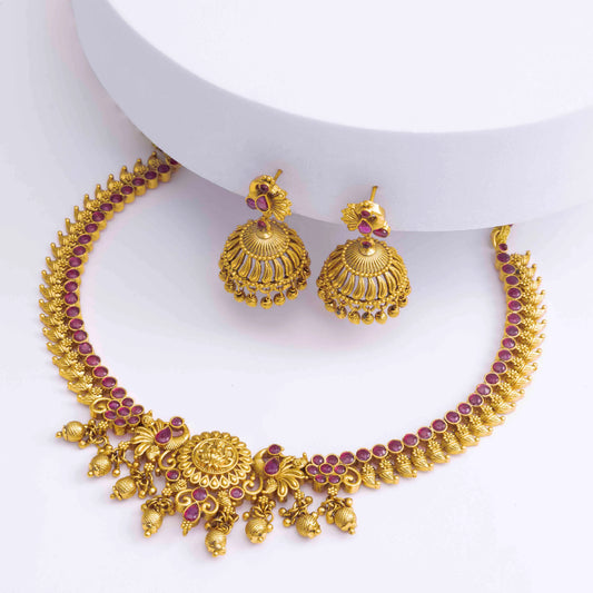 Soulful Shine Necklace Set V-1153