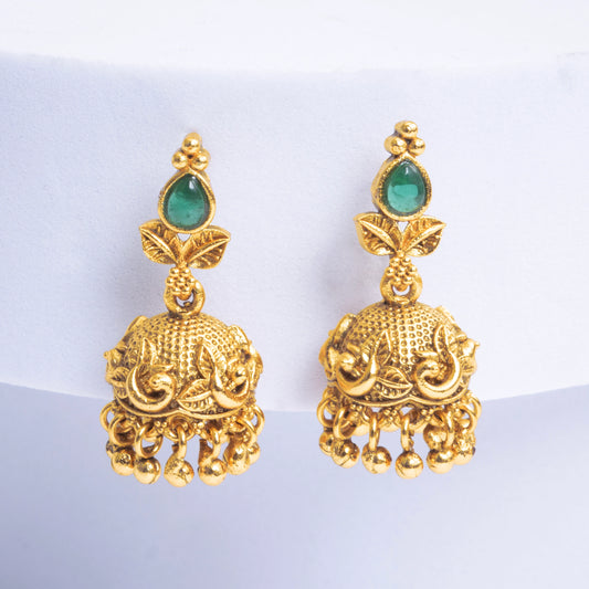 Temple Grace Small Jhumka V-110