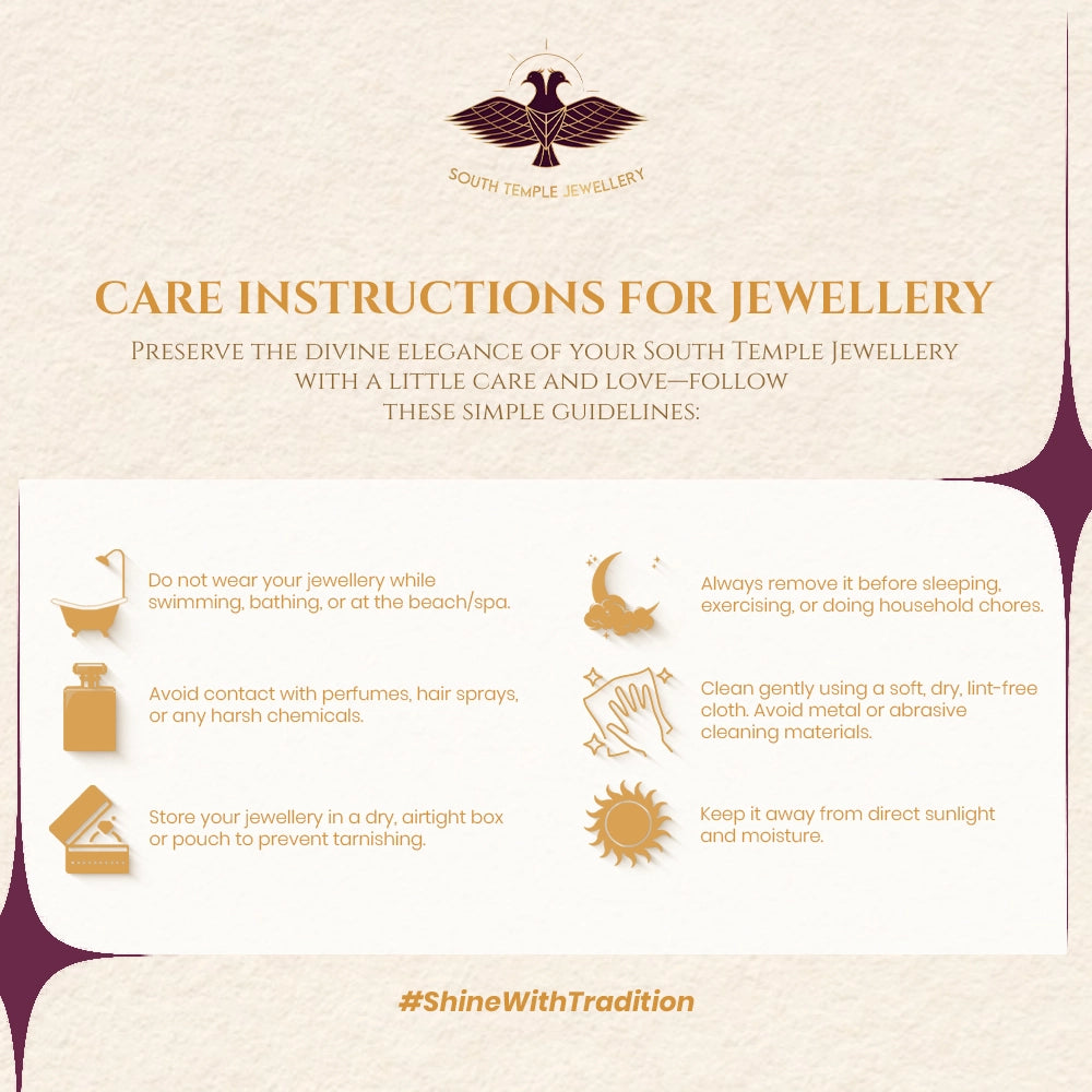 care instructions for jewellery