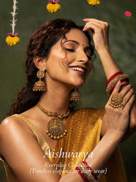 Temple Jewellery Set in Gold — Complete Guide With Every Design 2026