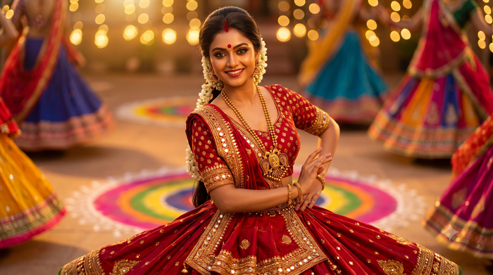 Temple Jewellery for Navratri 2026 — 9-Night Guide