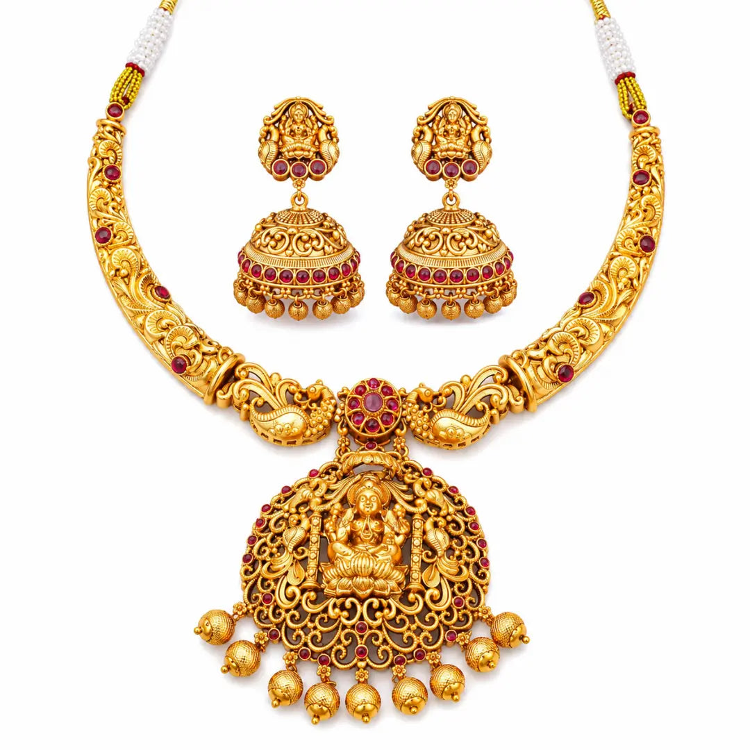 Eternal Lakshmi Necklace Set K-1059