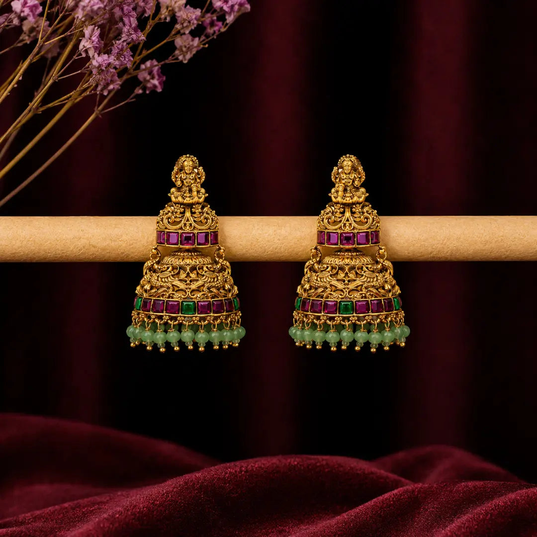Antique Lakshmi Jumka R-1664