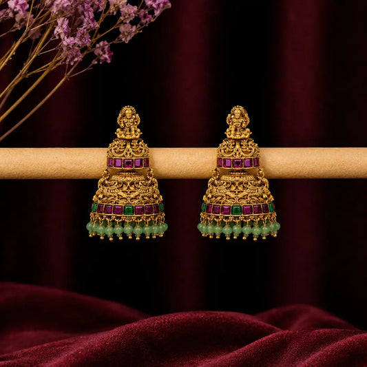 Antique Lakshmi Jumka R-1664