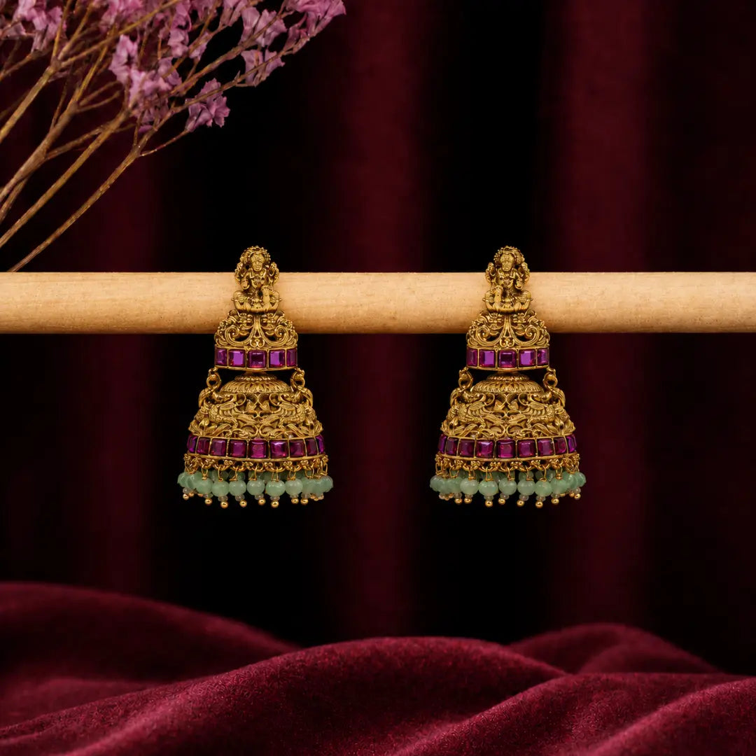 Antique Lakshmi Jumka R-1664