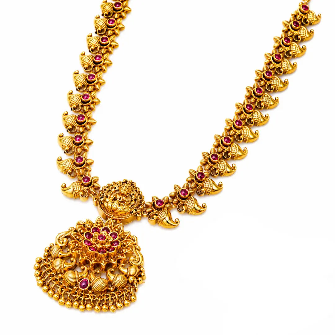 Laxmi Blessings Necklace Set Design T-43
