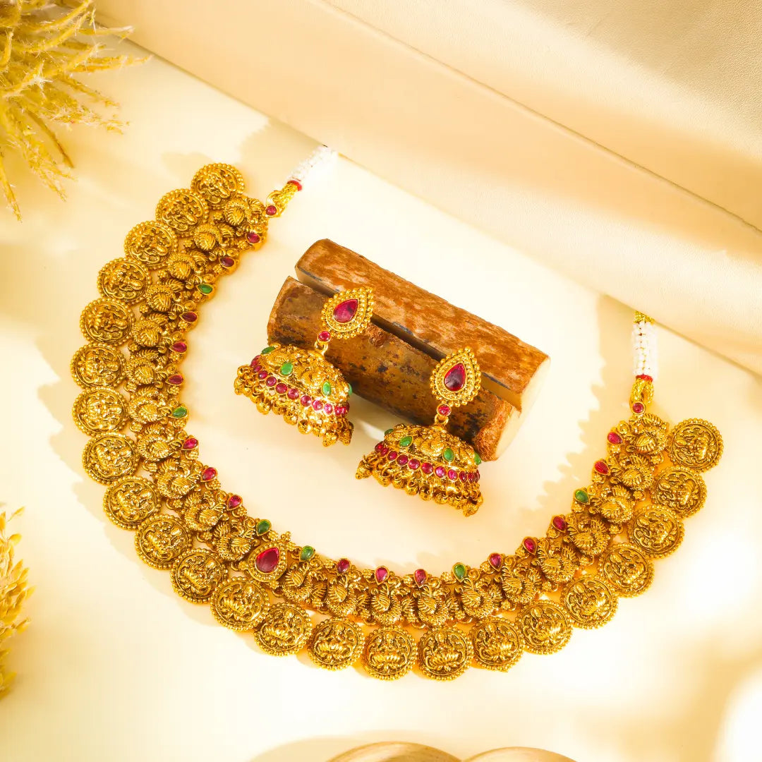 Antique Necklace Set V-751