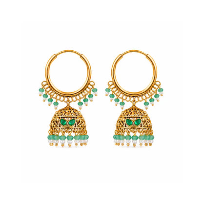 Antique Gold-Plated Round Bali T-28