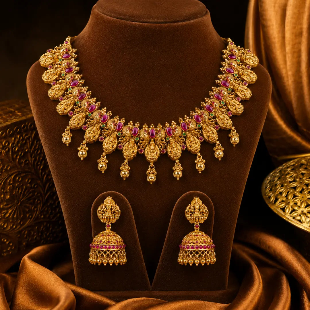 Saanvika Grace Necklace Set V-667