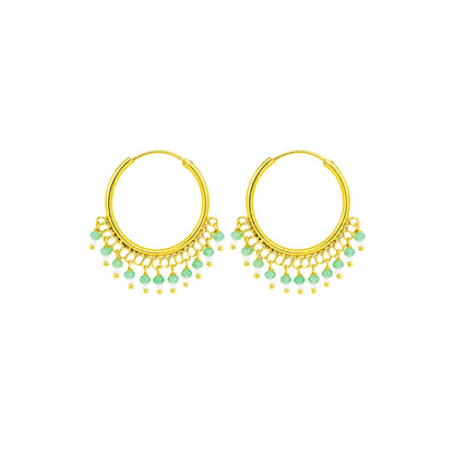 Antique Gold-Plated Round Bali T-26