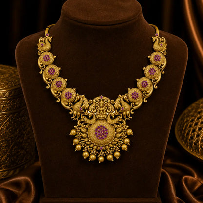 Lakshmi’s Embrace Necklace Set K-1226