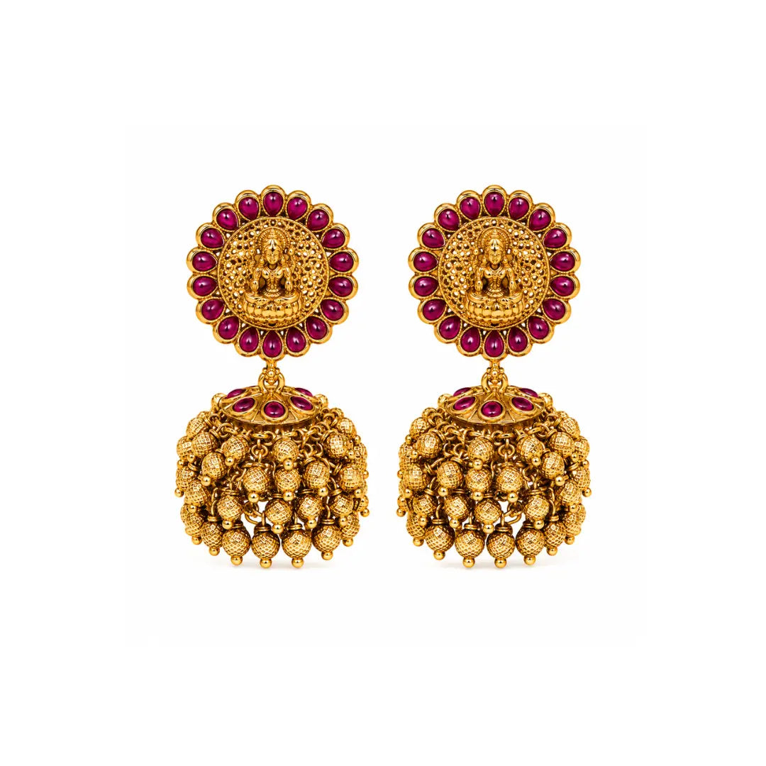 Divine Lakshmi Heritage Jhumka V-366