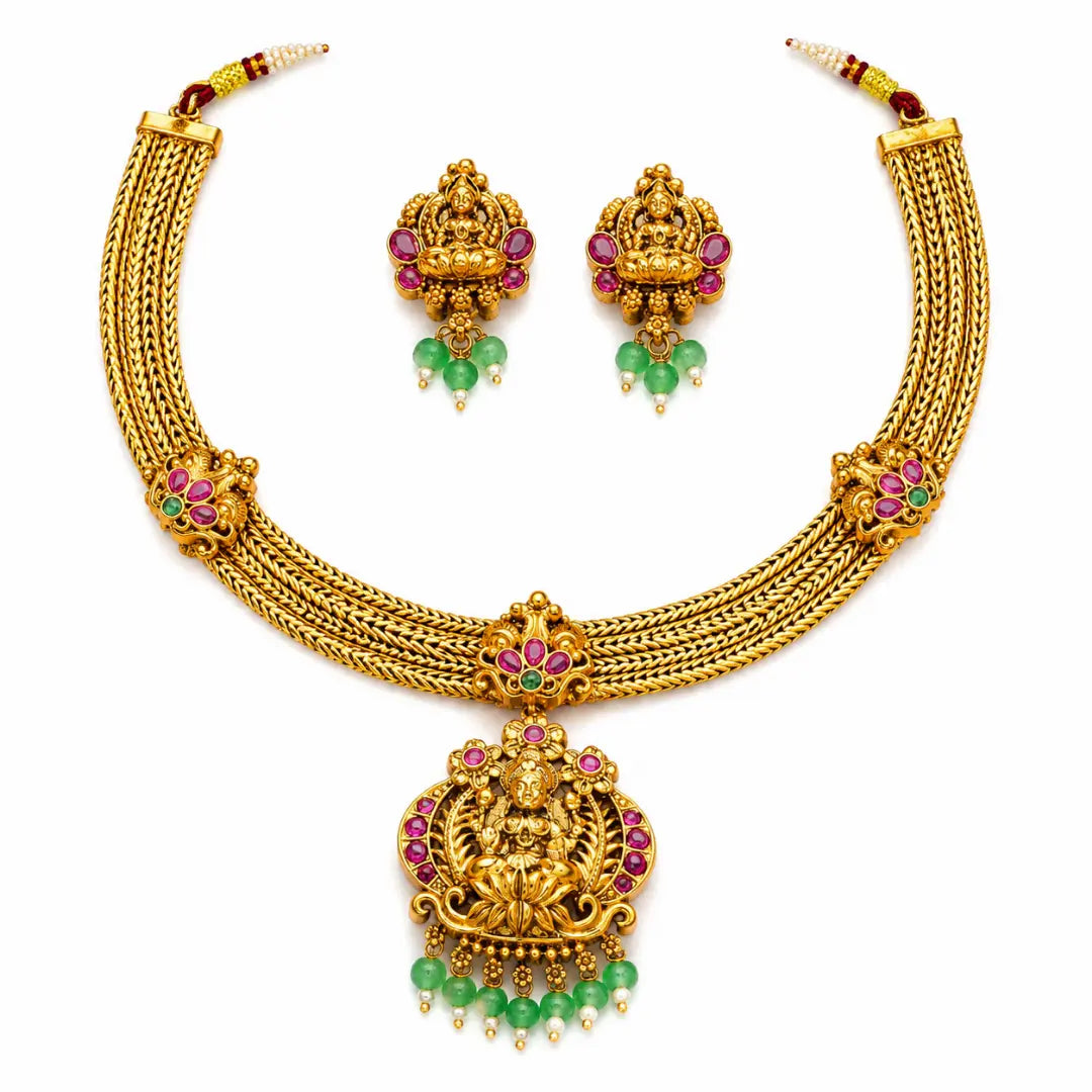 Divine Charm Short Necklace Set T-30