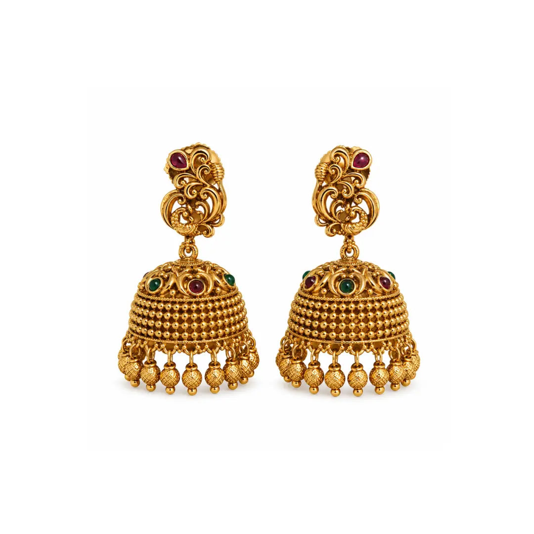 Timeless Temple Elegance Jhumka R-1162