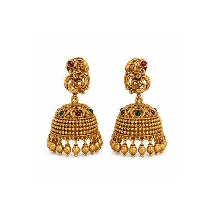 Timeless Temple Elegance Jhumka R-1162