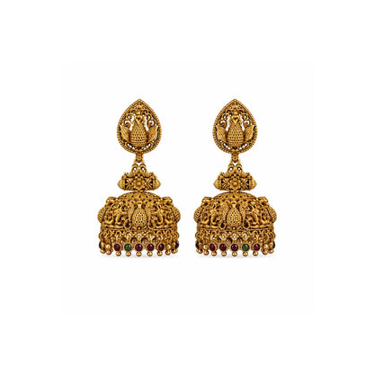 Grand Peacock Traditional Jhumka R-1277
