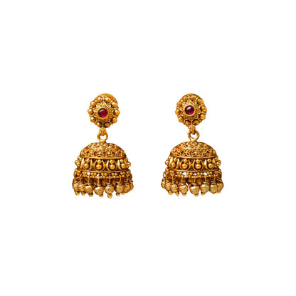 Classy Gold-Plated Jhumka