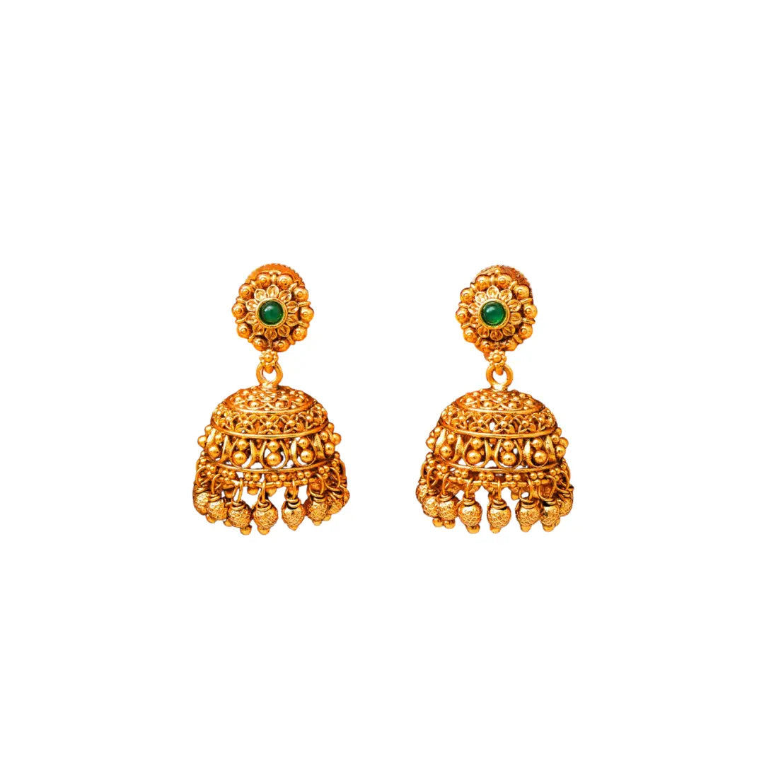 Classy Gold-Plated Jhumka