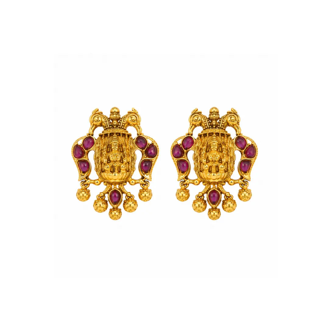 Antique Gandaberunda Pendant Set  T-44