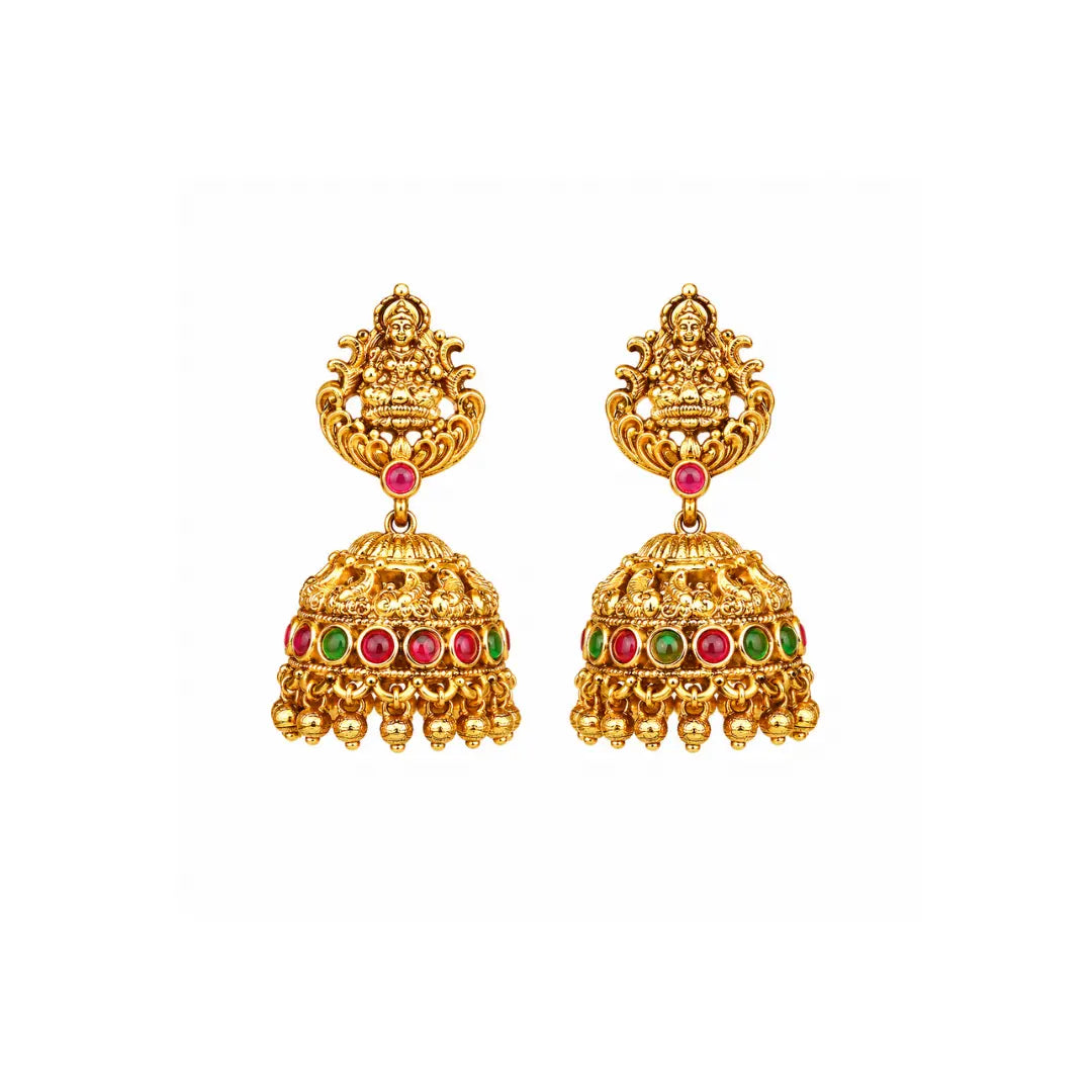 Lakshmi-Peacock Necklace Set K-1039