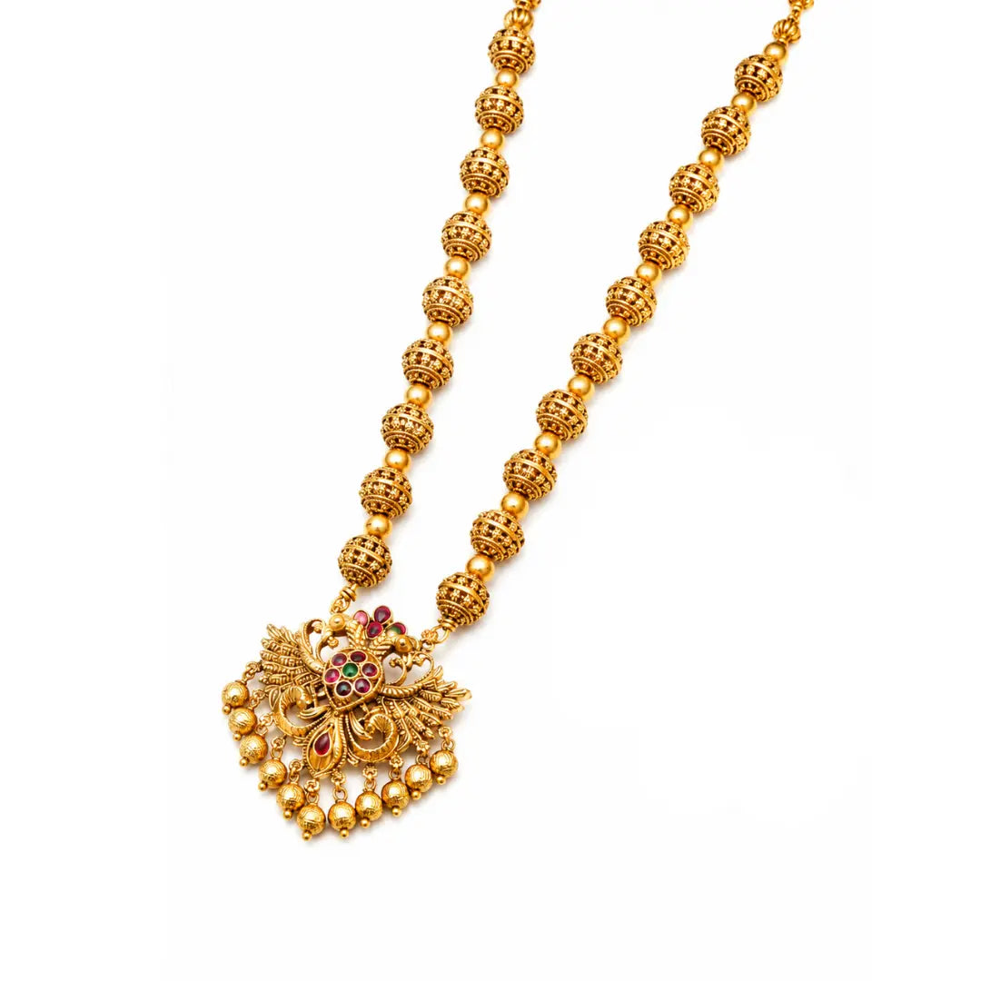 Antique Gandaberunda Necklace Set T-48