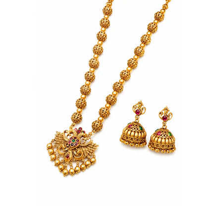 Antique Gandaberunda Necklace Set T-48