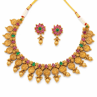 Kanchana Crown Necklace Set T-35