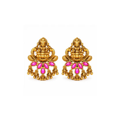 Temple-Inspired Antique Gold Plated Bali V-1652