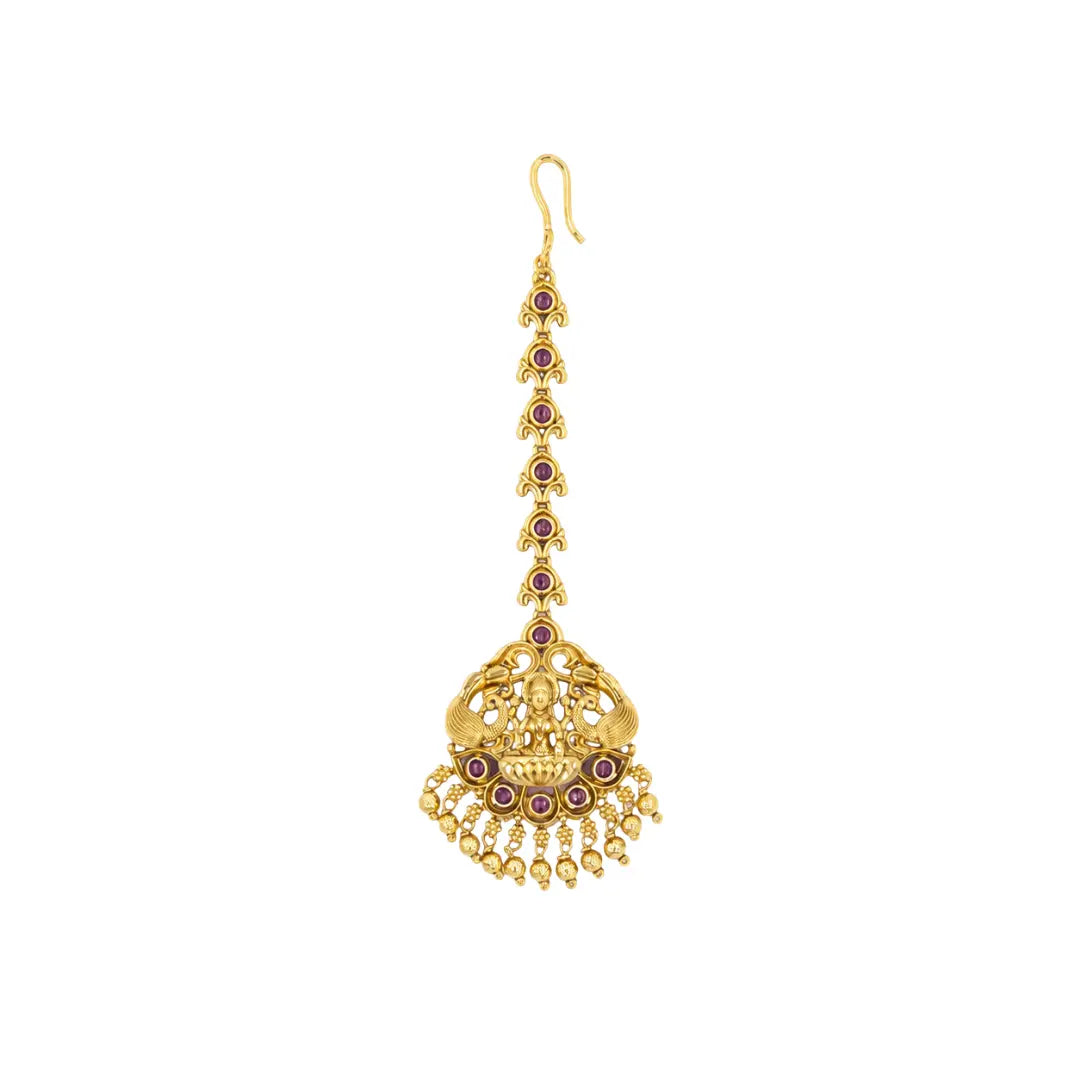 Sacred Lakshmi Temple Maang Tikka V-487