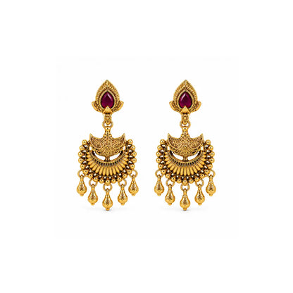 Small Antique  Gold-Plated Bali R-2169