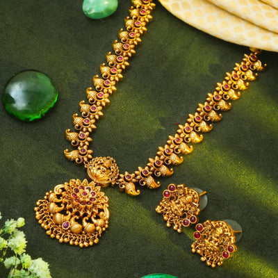 Laxmi Blessings Necklace Set